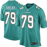 Nike Men & Women & Youth Dolphins #79 Shelby Green Team Color Game Jersey,baseball caps,new era cap wholesale,wholesale hats